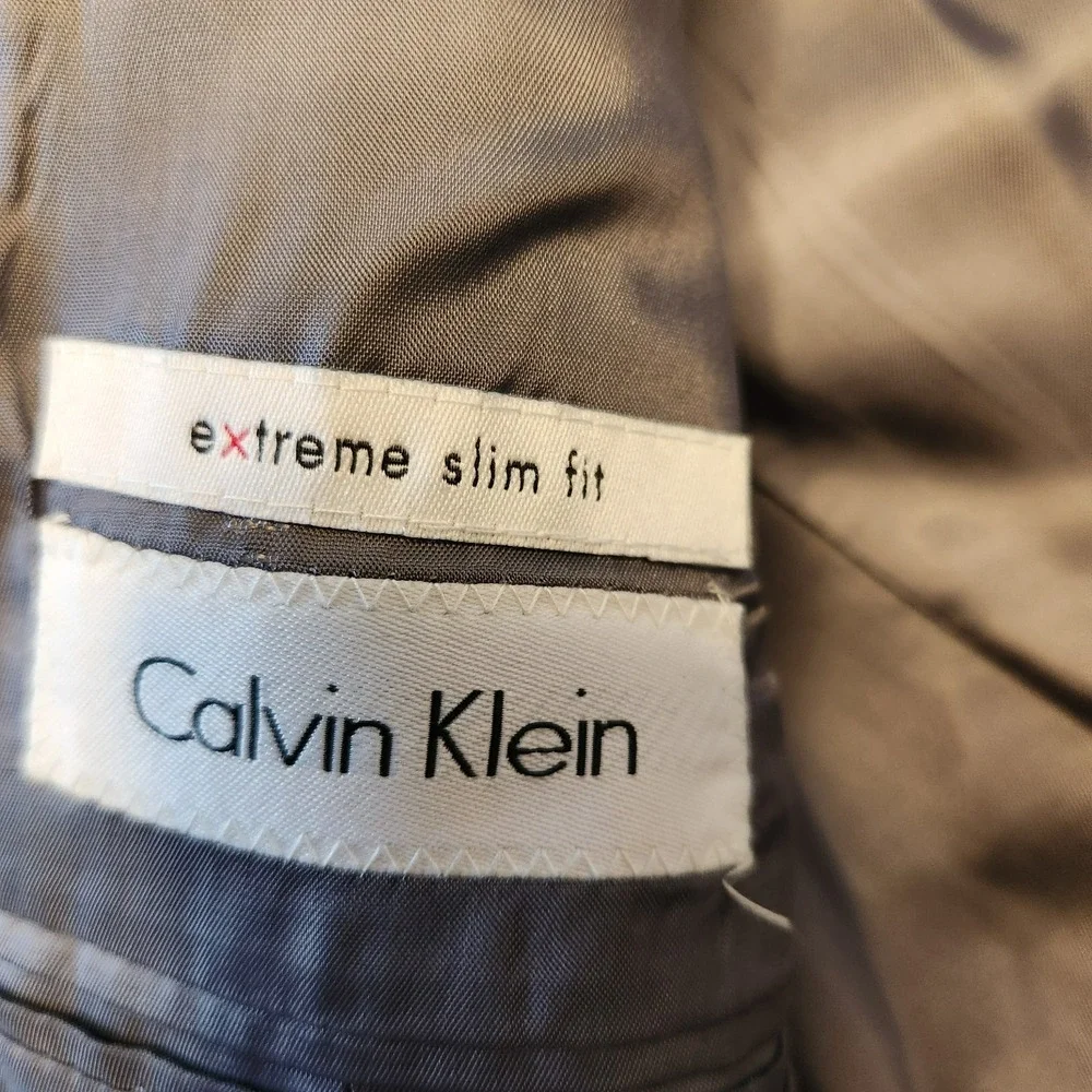 Calvin Klein Extreme Slim Fit Wool Blazer and Pants Size‎ 44r